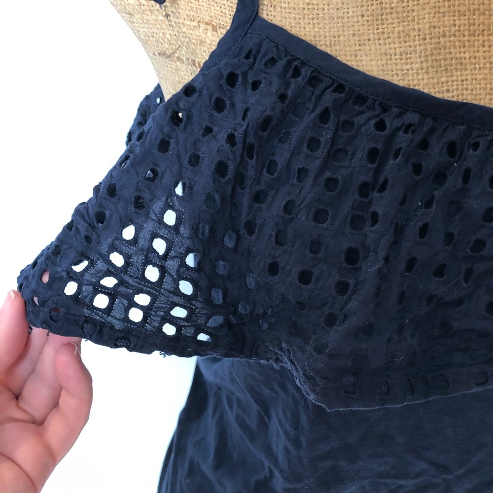 LOFT Ruffled Eyelet Tank - Picture 5 of 5